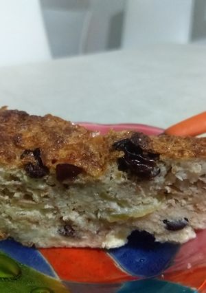 Una foto de Budín de pan light