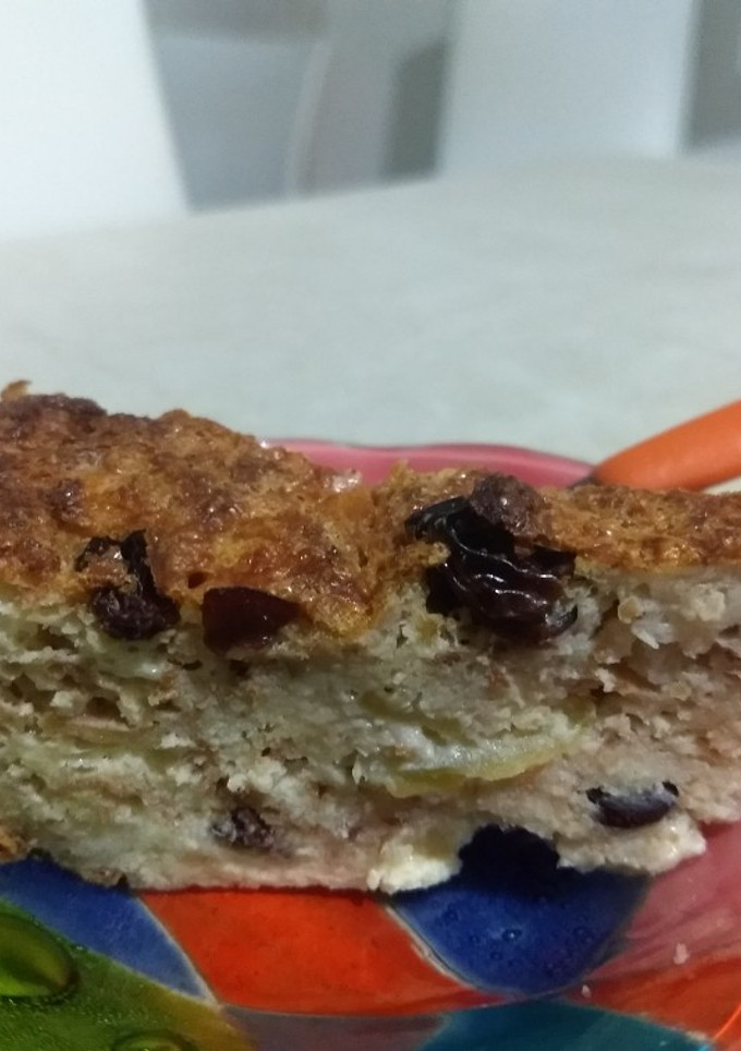 Una foto de Budín de pan light