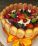 Charlotte di frutta semplice