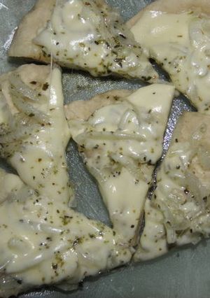 Una foto de Pizza de mayonesa