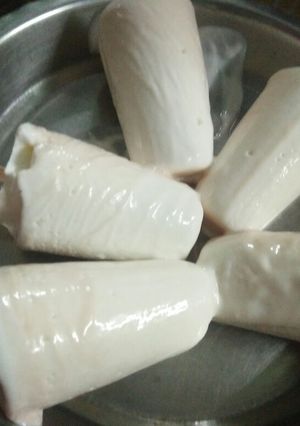 A picture of Vanilla kulfi.