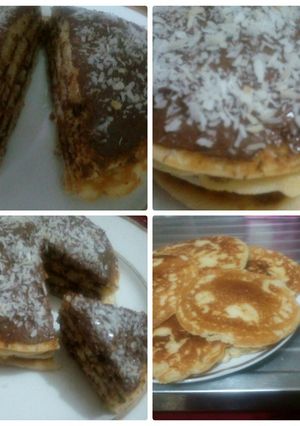 صورة لوصفة احلى بان كيك بالنوتيلا 🍫😻