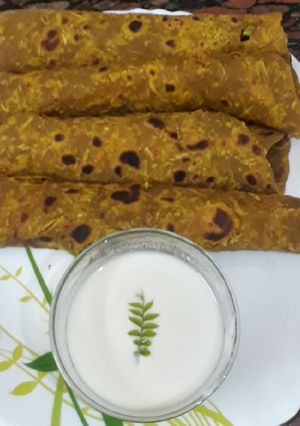 লাউ থেপলা (Lau thepla recipe in bengali) রেসিপির প্রধান ছবি