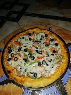صورة لوصفة بيتزا