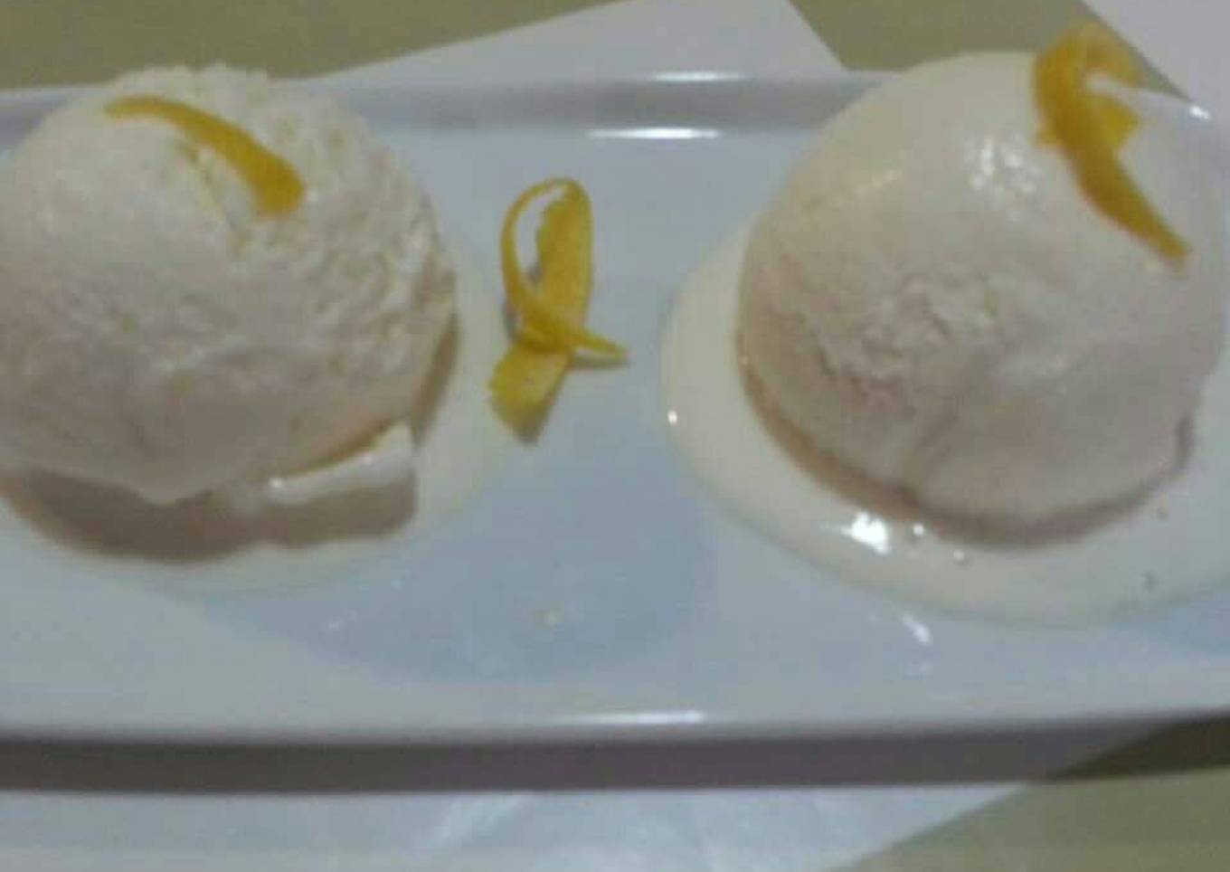 Helado de limón thermomix