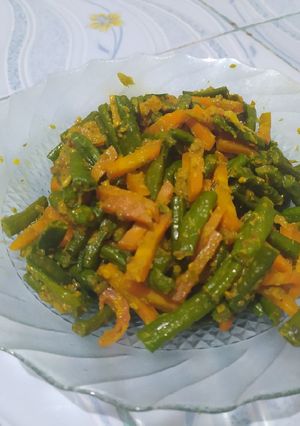 Foto resep Tumis sayur wortel dan kacang panjang