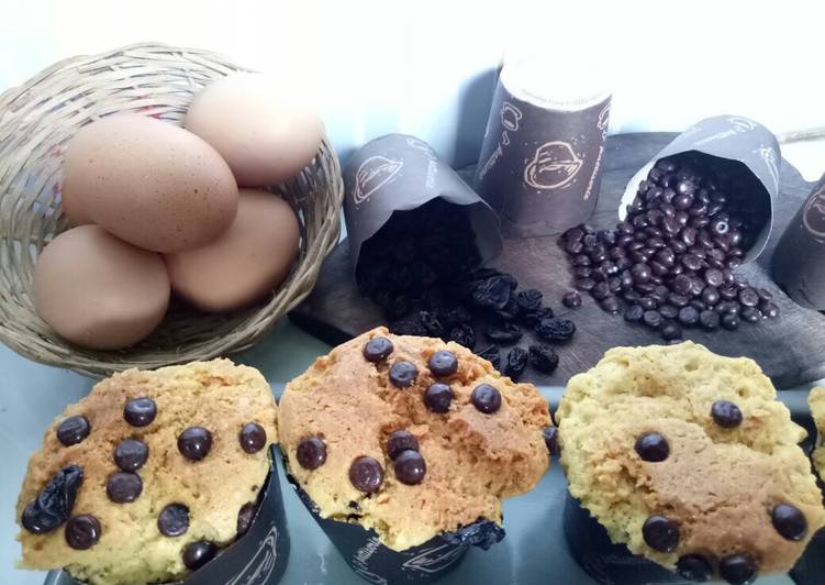 Cara Gampang Membuat Choco Vanilla muffin yang Bikin Ngiler