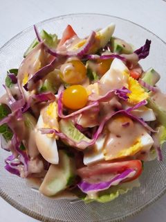 Foto resep Salad Sayuran Simpel