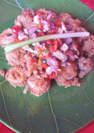 Foto resep Cumi tepung sambel matah