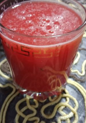 صورة لوصفة عصير بطيخ