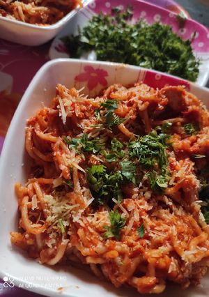 صورة لوصفة بولونيز الدجاج