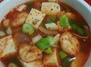 Foto resep Sup tahu gochujang