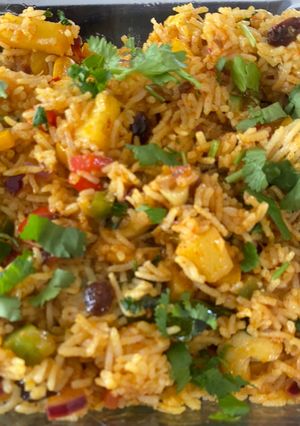 A picture of Pineapple Rice.