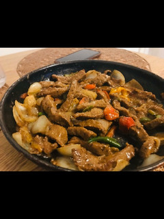 A picture of Dry beef chilli.