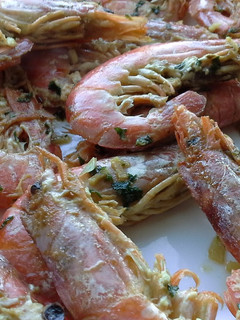 Una foto de Langostinos al horno