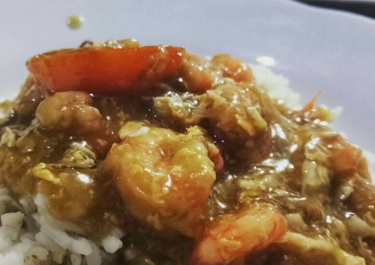 makanan Udang saus tiram Anti Gagal