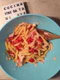 104👩🏻‍🍳 Insalata di Pasta con Arrosto di Tacchino, Pomodoro, Mozzarella e Olive