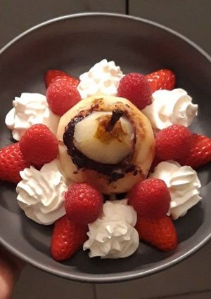 Une photo de Poire Papillotte au Nutella 🍐🍫🌰