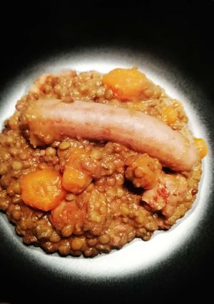 Une photo de Petit salé aux lentilles