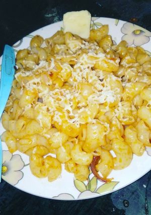 चीज़ मैकरॉनी पास्ता (cheesy macaroni pasta recipe in Hindi) रेसिपी मुख्य फोटो