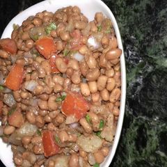 A picture of Rajmas ki chat.