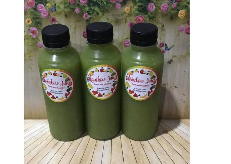 Cara Gampang Membuat Diet Juice Kale Apple Jicama Lime Anti Gagal
