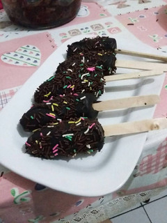 Foto resep Es pisang cokelat