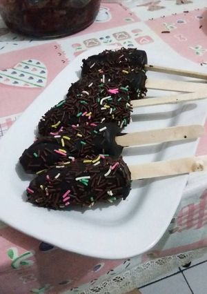 Foto resep Es pisang cokelat