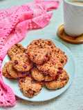 Banana oatmeal cookies (healthy snack)