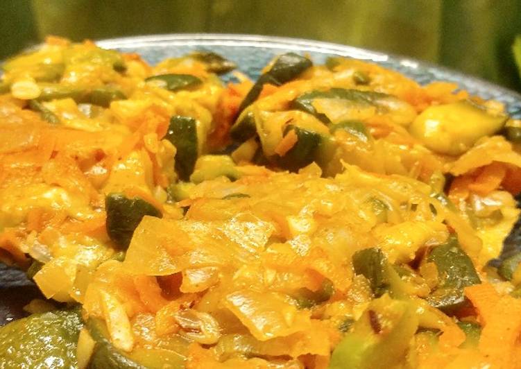 Pastel de zapallitos con polenta (vegan)