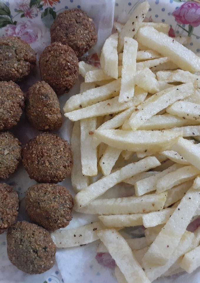 صورة لوصفة فلافل صنع بيتي