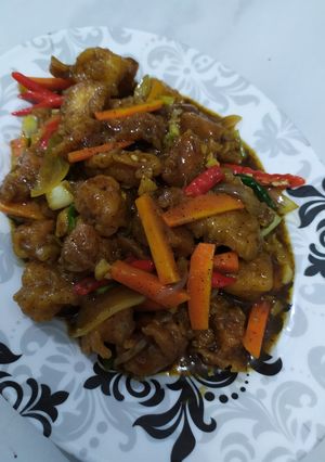 Foto resep Ayam Lada Hitam