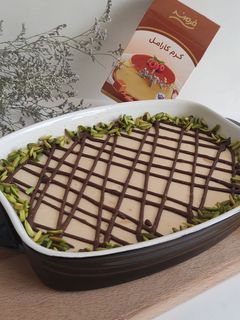 عکسی از دستور دسر کاراملی