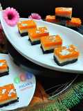 Non fire Tricolor coconut burfi