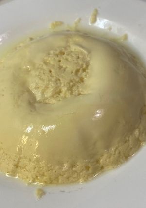 Una foto de Flan keto en microondas