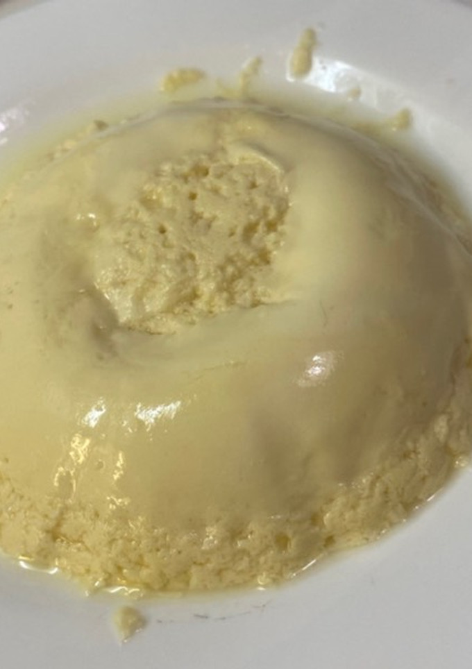 Una foto de Flan keto en microondas