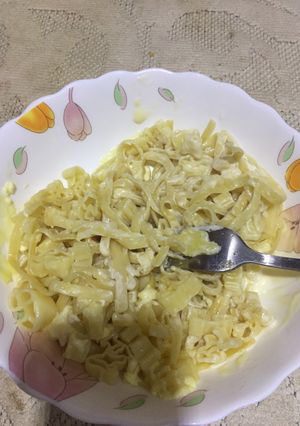 صورة لوصفة مكرونه بالجبنه