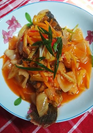 Foto resep 25. Gurame asam manis
