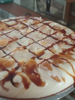 Una foto de Tarta de melocotón