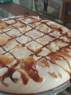 Una foto de Tarta de melocotón