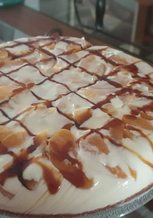 Una foto de Tarta de melocotón