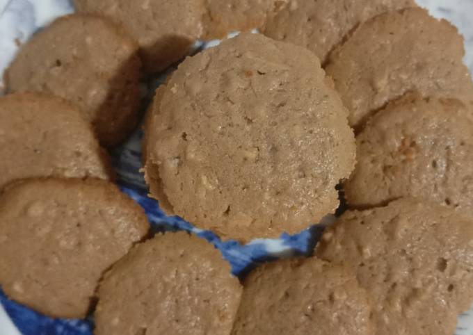 Coffee oatmeal keju cookies