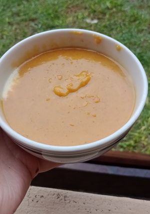 Una foto de Sopa de calabaza