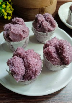 Foto resep Bolu kukus Ubi Ungu