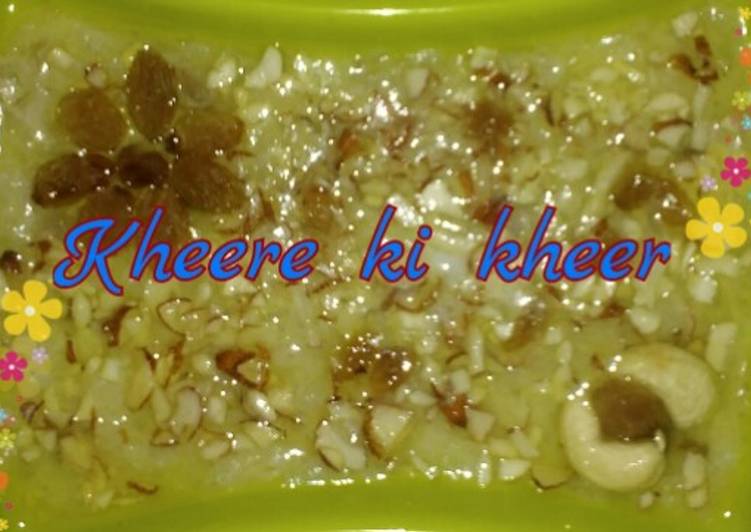 Easiest Way to Make Any-night-of-the-week Kheere ki kheer