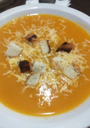 Una foto de Sopa de calabaza