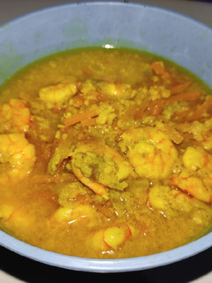 Foto resep Udang kuah bumbu kuning