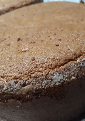 Una foto de Genoise de Vainilla