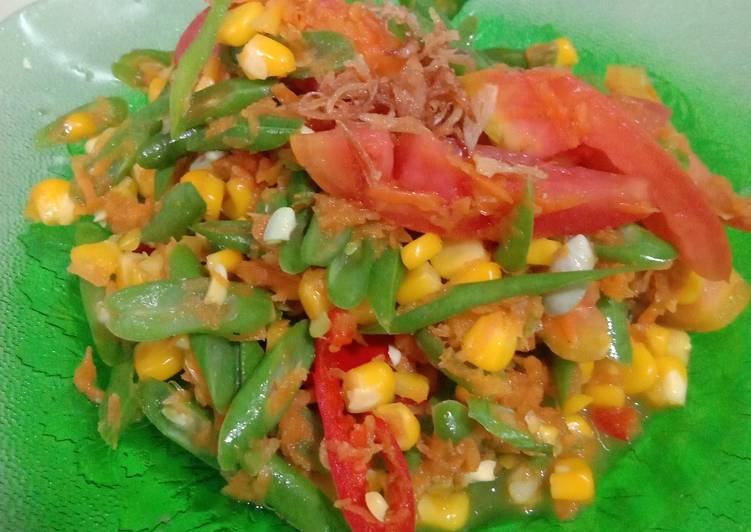 Bumbu Menyiapkan Oseng oseng sayur gurih yang Enak