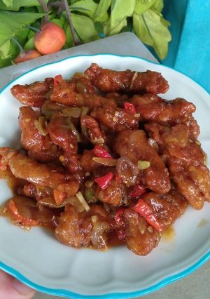 Foto resep Chicken fillet saus asam pedas